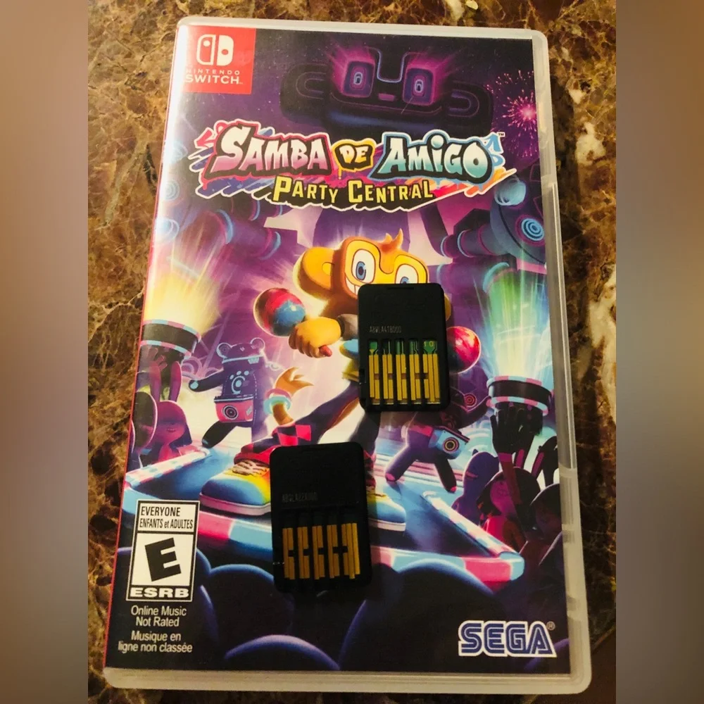 Samba de Amigo Party Central and sonic force for Nintendo Switch